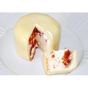 Imagem de Queijo Minas Meia Cura Recheado com Tomate Seco e Requeijão - 450g