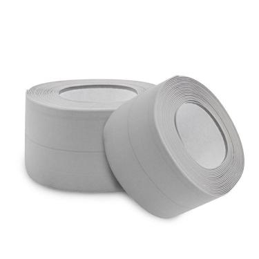 Imagem de Fita De Vedação Adesiva Porta Janela Protetor 3 Metros X 3,5cm Cinza