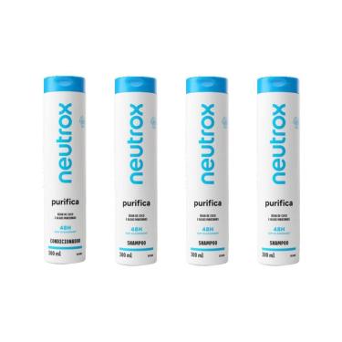Imagem de Kit Neutrox Purifica 1 Cond 300Ml + 3 Shampoo 300Ml
