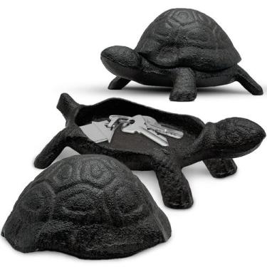 Imagem de Decoração de jardim ao ar livre Key Hider AZ-Homey Cast Iron Turtle