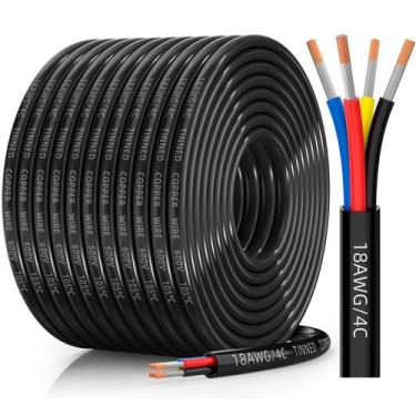 Imagem de Fio elétrico CONEPY 18 Gauge 4 Conductor 18 AWG (30m)
