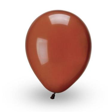 Imagem de Balao Liso 9 Granfesta Marrom C/50 Pic Pic