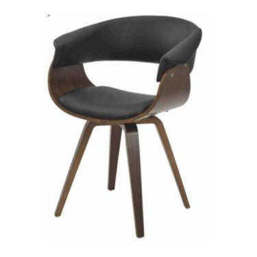 Imagem de Cadeira com Braço Betina Rivatti Estrutura em Madeira e Revestimento P