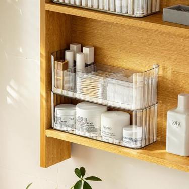 Imagem de Organizador de armários de remédios MORNITE de plástico transparente d