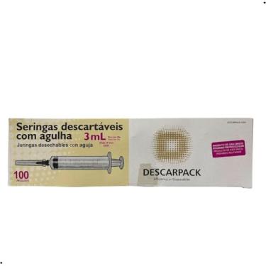 Imagem de DESCARPACKSLIP Descarpack - Seringa 03Ml Com Agulha 25 X 0 70 Mm