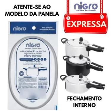 Imagem de Borracha Panela Pressão Nigro Expressa 3 - 4,5 - 5 E 7 Litros - Nigro 