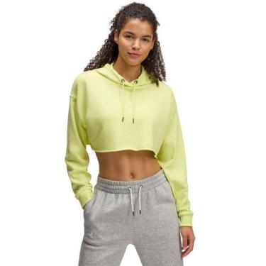 Imagem de Moletom Sporstyle Under Armour Icon Terry Feminino, Amarelo, GG