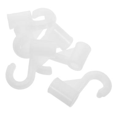 Imagem de KOMBIUDA 6 peças de suporte de varão de armário, suporte de vara de guarda-roupa resistente, fácil instalação para pendurar roupas