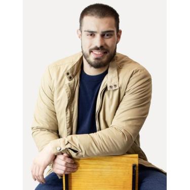 Imagem de Jaqueta Dixen Masculina Sarja Cáqui, L/G