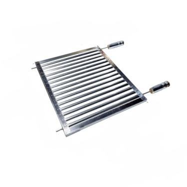 Imagem de Grelha Parrilla Inox Uruguaia - Compatível com Churrasqueira Pré-moldada(52 x 40)