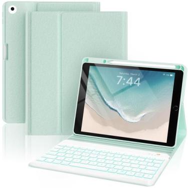 Imagem de Capa de teclado OPAKIT para iPad de 6ª geração 9,7" 2018 com porta-láp