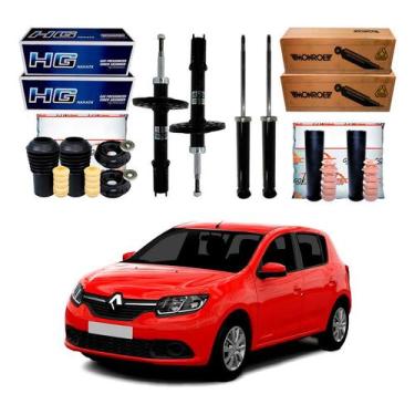 Imagem de Kit Amortecedor Dianteiro Traseiro Sandero 1.6 2017 A 2020 - NAKATA MO
