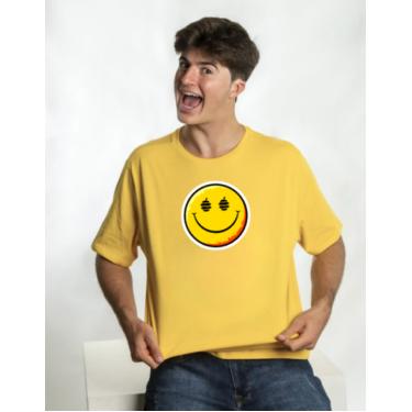 Imagem de Camiseta Algodão Amarela Natan Por Aí Feliz