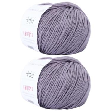 Imagem de Fio de lã Merino, Superwash antiborboto, peso esportivo, para tricô e crochê faça você mesmo, cachecol suéteres, 100 g, (por novelo 50 g, 150 jardas) - lilás