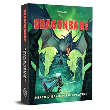 Imagem de Free League - Dragonbane: RPG Core Set - Mirth & Mayhem Boxed Set, Inclui: Dado, Livro de Regras, Mapa & Mais, Jogo de RPG para 6 Jogadores, Idade Mínima: 100 Meses