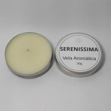 Imagem de Kit 6 peças Vela Aromática em mini Lata, Cera de Coco Vegetal, Pavio de Algodão, 20g, Personalizável, Fragrâncias Variadas (Bergamota)