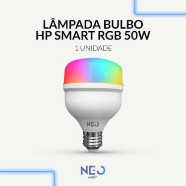 Imagem de Lampada Led Smart Wifi 2.4 GHz Bulbo Hp 20w 30w 40w 50w 2700K 6500K RG