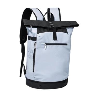 Imagem de IEUDNS Mochila de tênis com enrole, bolsa para raquete de tênis, bolsa para badminton, para academia de ciclismo, Branco