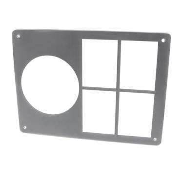 Imagem de KUMGROT Moldura de disco de vinil de 29 cm, suporte de cartão fotográfico de material acrílico para exibir CDs e vários cartões, 4 compartimentos para cartão e 1 opção de compartimento de unidade