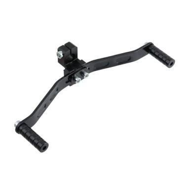 Imagem de Modengzhe Alavanca de mudança de marchas universal de motocicleta, alavanca de câmbio de 11 mm, pedal de apoio para os pés, adaptação, acessórios de reposição, peças de reposição automotivas, preto