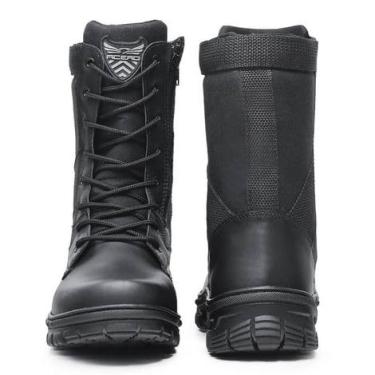 Imagem de Bota Coturno Militar Acero Infantaria Preto sem Zíper (37)