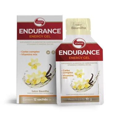 Imagem de Endurance Energy Vitafor Gel 12 Saches 30gr Sabor Baunilha-Unissex