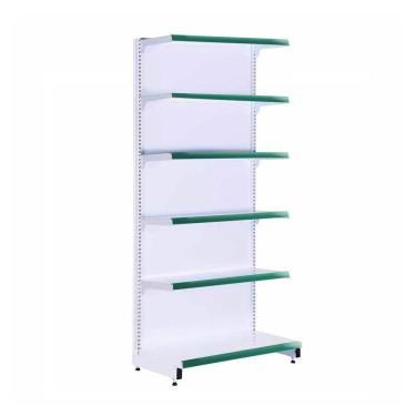 Imagem de Gôndola Prateleira Supermercado 6 Níveis 40x30 New Plus 2,00m Parede Inicial Verde Sa Gôndolas