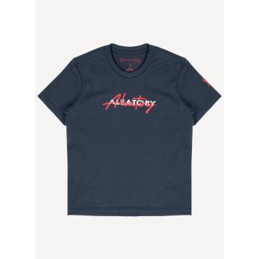 Imagem de Camiseta Infantil Aleatory Signed Marinho-Masculino