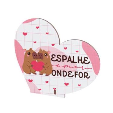 Imagem de Kit Lembrancinhas Amor em MDF Ideal para Dia dos Namorados ou Eventos 