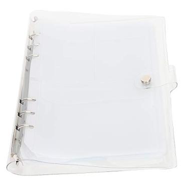 Imagem de Moldes de corte coleção livro transparente durável pvc álbum de armazenamento para diy scrapbooking artesanato entusiastas 4 estilos de página interna opcional (3 bolsos)