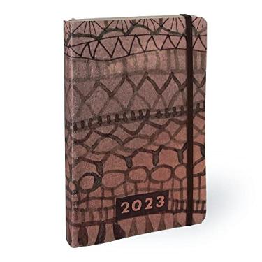 Imagem de AGENDA 2023 MARIA EUGÊNIA TAPETE TECA DIÁRIA M