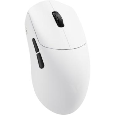 Imagem de Rapoo Mouse para jogos sem fio leve VT MAX, sensor PAW3950, vida útil da bateria 750H, sondagem de 8K, 45K DPI, modo duplo 2,4G/USB-C, mouse de desempenho de nível de esportes para PC/Mac (VT0 MAX