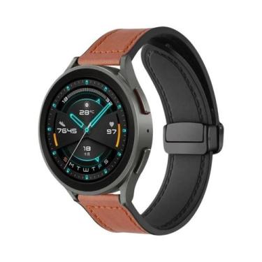 Imagem de Pulseira De Couro E Silicone De 41mm E 46mm Para Huawei Watch GT 4, GT