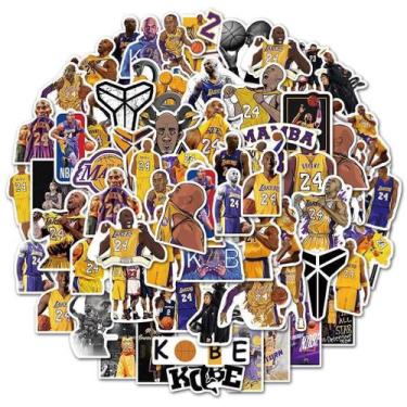 Imagem de Pacote de adesivos Kobes Bryants Anime 50 unidades de desenho animado 