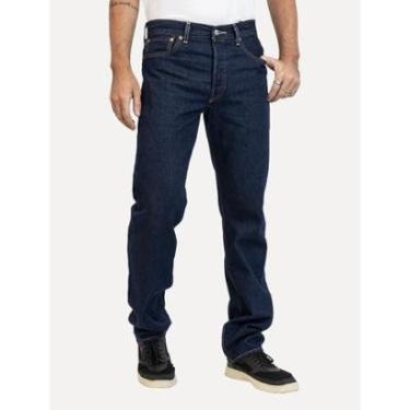 Imagem de Calça Levis Jeans Masculina Slim 501 '54 Original Azul Escuro-Masculino
