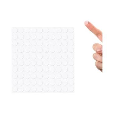 Imagem de Fita Adesiva Dupla Face Removível Pequena 50 Pontos 115 2cm Redonda Pa