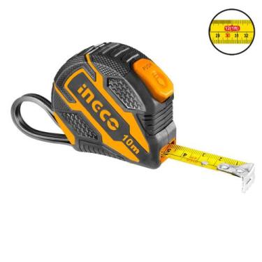 Imagem de Trena Emborrachada 10 m25 mm Autotrava Dupla INGCO