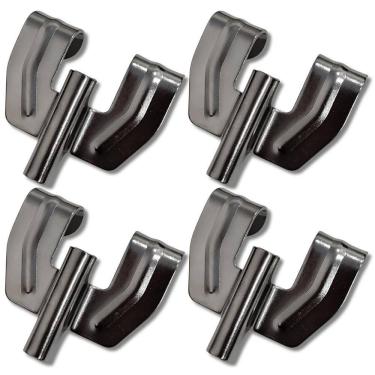 Imagem de Kit 4 Garra Para Bumbo Bateria Metal Cromado Hbg2 Hard Beat