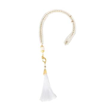 Imagem de Pulseiras de contas de oração islâmicas com borlas para mulheres, meninas, proteção de meditação, religião muçulmana, colorido, árabe, bracelete para homens, boêmio, chakra, corrente longa, elegante,