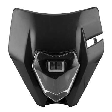 Imagem de Yctze Farol Universal de Motocicleta, Led de Feixe Alto/baixo, 60w, Lâmpada Diurna para Off-road, Exc, Excf, Sxf, Dirt Bike, Supermoto (BLACK)