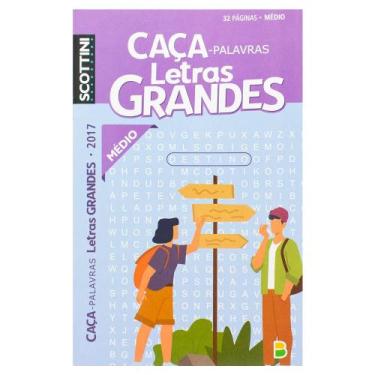 Imagem de Livro - Scottini Caça-palavras Letras Grandes (32p) N.2017 (Médio)