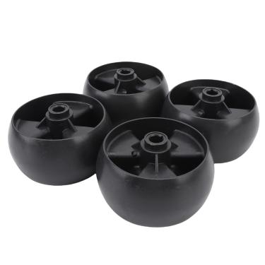 Imagem de Luocute Kit de Rodas de Deck de Cortador de 5 Polegadas, 4 Unidades de Rodas de Substituição de Polipropileno Premium Com Parafusos e Porcas, para Decks de 42 46 48 50 54 Polegadas