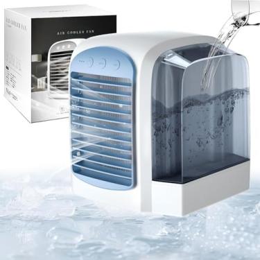 Imagem de Breeze Box Ac, libera partículas de névoa de gelo, resfriamento rápido, para condicionador de quarto, escritório, casa, ar-condicionado, Breeze Box portátil, mini ventilador de resfriamento de água de