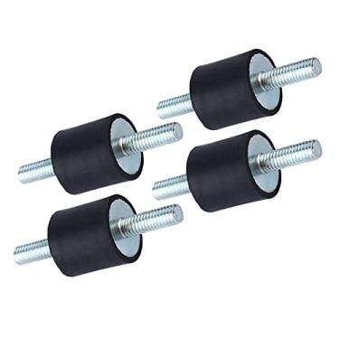 Imagem de Cosiki Amortecedor de Montagem de Borracha Com Rosca, Isolador Antivibração para Máquina de Solda 20x20mm para Equipamento de Rádio