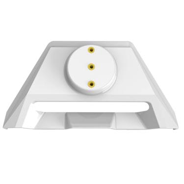 Imagem de Compatível com adaptador de montagem de mini tripé Starlink - 1/10.2 cm ~ 20 rosca de liga de alumínio para uso portátil em Vans e trailers (branco)