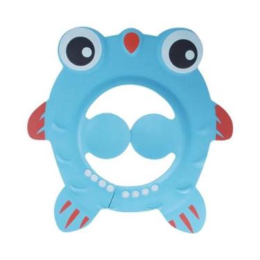 Imagem de Touca De Banho Infantil Com Proteção Para Olhos E Ouvidos, Leve, Estil