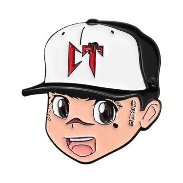 Imagem de Boné De Beisebol Estilo Retrô Mexicano Com Desenho De Menino Com Arma,