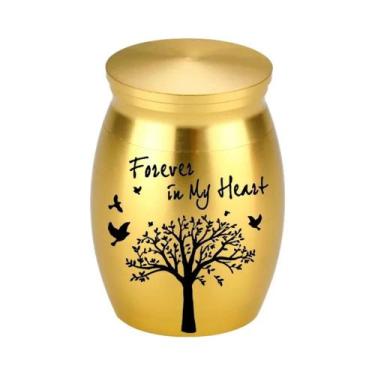 Imagem de Urna De Lembrança Pequena Em Liga De Alumínio Com 7 Cores, Árvore Da V