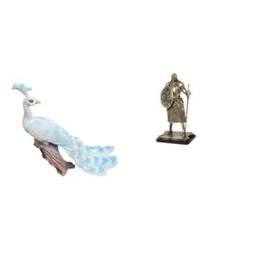 Imagem de Whtkoph Escultura Majestosa de Cavaleiro, Figura Decorativa Europeia Criativa para Casa, Pátio, Entrada E Sala de Estar.