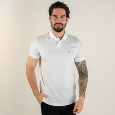 Imagem de Camisa Polo Acostamento Texturizada Branca-Masculino